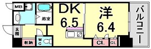 プレジール三ノ宮IIの物件間取画像